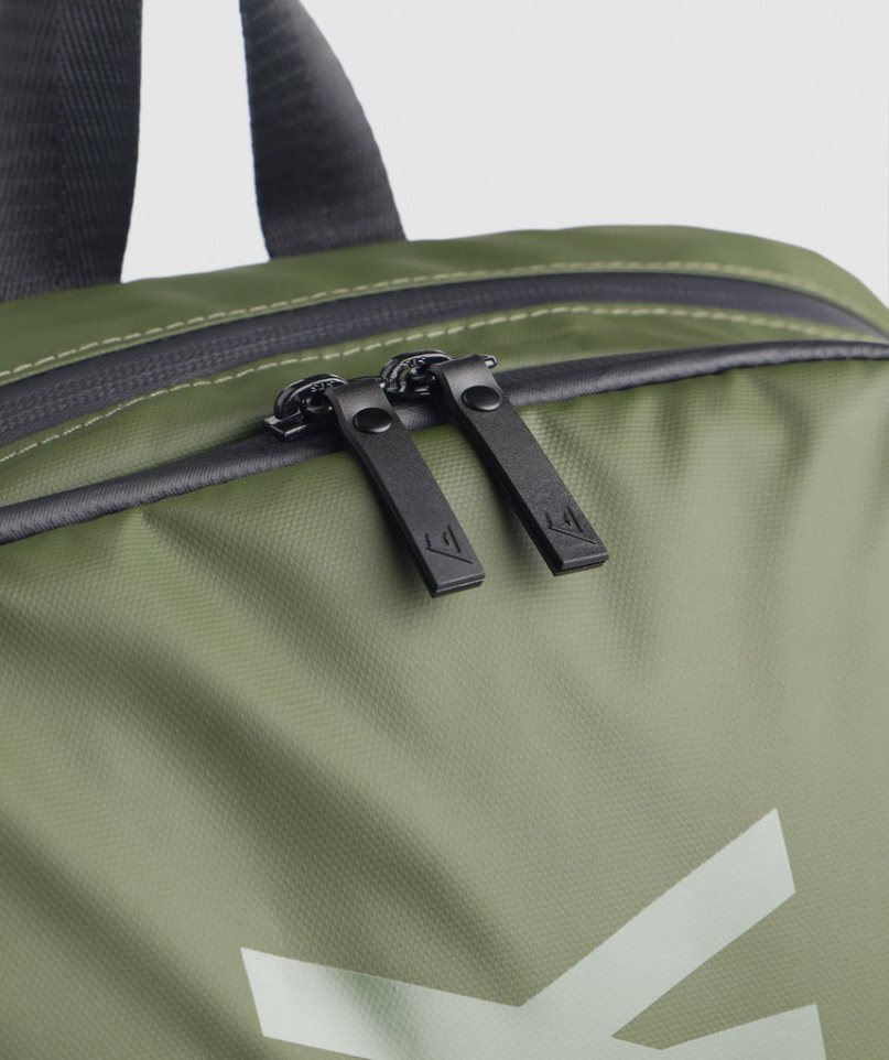 Gymshark X-Series 0.3 Backpacks Olive | NZ 5LRDAO